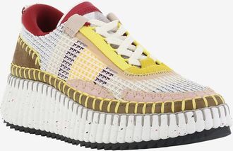 Chlo&eacute; Umweltfreundliche niedrige Sneakers aus Mesh Nama