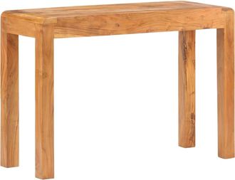 vidaXL Mesa Consola Madera Maciza De Acacia Acabado Miel 110x40x76 Cm Vidaxl