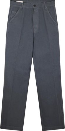 Dries Van Noten Stijlvolle Herenbroek - Heren - Straight fit broeken - Blauw - W30 - Broeken