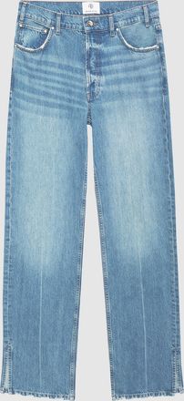 Anine Bing Jean Roy Coton Organique Bleu
