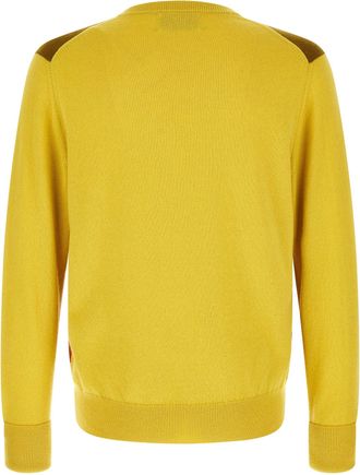 Ballantyne Diamond Intarsia Cashmere Sweater - Yellow