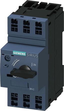 SIEMENS Interruptor Autom&aacute;tico, S00, Protecci&oacute;n De Motor, Clase 10, Disp. A 5,5-8a, Disp. N 104a, 3rv20111ha20