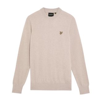 Lyle & Scott Heren, Truien, Beige, Maat: XL Wol