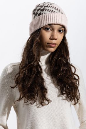 Burberry Cashmere Beanie, Unisex, Pink