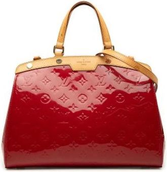 Louis Vuitton Pre-owned Brea MM - Dames - Vintage Handtas - Rood - ONE Size - Leer - Vintage