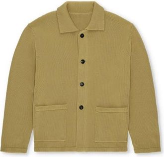 Fortela Vintage Inspired Cotton Cardigan in Green at Nordstrom, Size Small