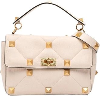 Valentino Pre-owned Handbags, female, White, Size: ONE SIZE Pre-owned Satchel