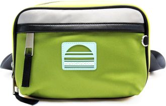 Marc Jacobs Gray Green Yellow Polyester Sling Bag (Pre-Owned)