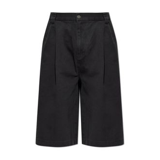 adidas Korte Broeken, Heren, Zwart, XL, Katoen, Pleated Jorts