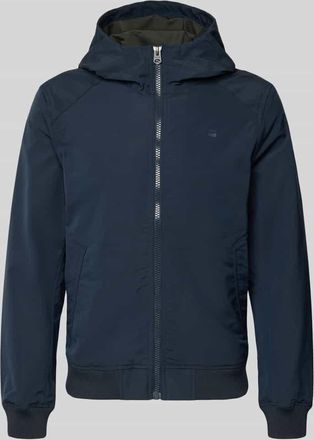 G-Star Regular Fit Jacke mit Logo-Print Modell Track in Marine, Gr&ouml;&szlig;e XXL