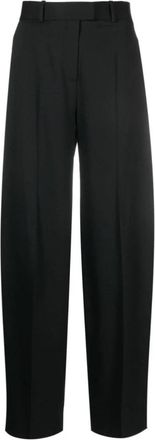 The Attico 237Wcp 43-W041 Cropped Broek - Dames - Chinos - Zwart - M - Broeken