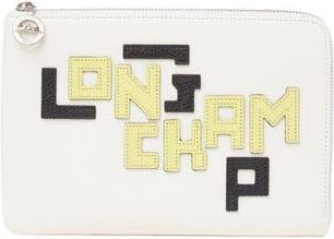 Longchamp Quarter Zip Clutch in White at Nordstrom Rack