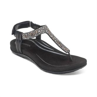 Aetrex Womens Marni Sandal In Black