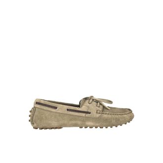 Brunello Cucinelli Brunello Cucinelli, Loafers, female, Green, Size: 7 US Suede Mocassini