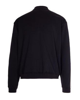 Represent Mens Track Jacket Taped Jet Black Polyester