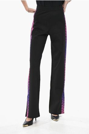 Off-white ATHLEISURE Track Pants with Logo Side Stripes size L