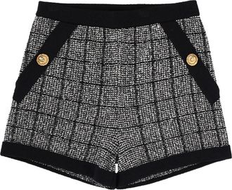 Balmain Cotton Tweed Shorts