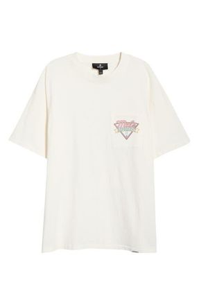 Represent Mels Diner Cotton Pocket T-Shirt in Flat White at Nordstrom, Size Xx-Large