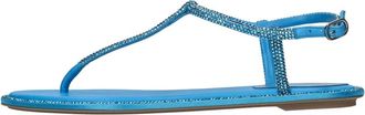 Rene Caovilla Diana Sandal - Dames - Sandalen - Blauw - 36 EU - Leer - Schoenen