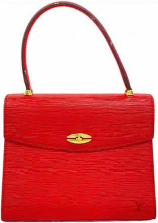 Louis Vuitton Pre-owned Handbags, female, Red, Size: ONE SIZE Pre-owned Malesherbes Handbag