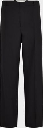 Saint Laurent Men & apos;s Wool Gabardine Pants