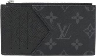 Louis Vuitton Pre-owned Wallets, male, Black, Size: ONE SIZE Pre-owned Taiga Rama Coin Card Holder