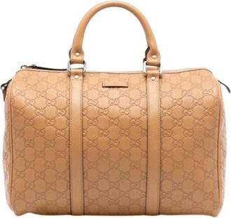 Gucci Pre-owned Handbags, female, Beige, Size: ONE SIZE Pre-owned The Joy Boston Bag
