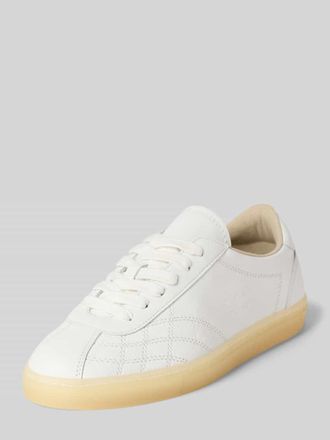 Copenhagen Sneaker aus echtem Leder mit Logo-Pr&auml;gung in Weiss, Gr&ouml;&szlig;e 36