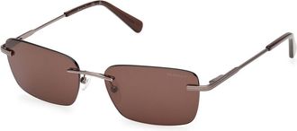 GANT GA00040 36E Mens Sunglasses Brown Size 57