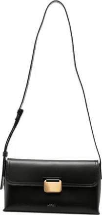 A.P.C. A. p.c. Small Simone Logo-print Leather Shoulder Bag