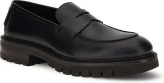 Ferragamo Mens Penny Loafers Nero