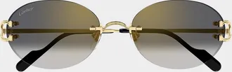 Cartier C Decor 55MM Oval Sunglasses