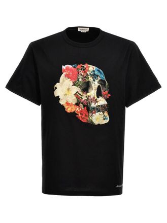 Alexander McQueen Black Graphic Print T-Shirt