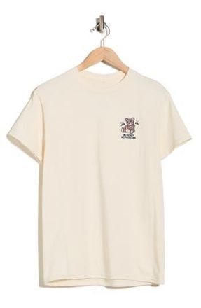 Riot Society Mo Honey Mo Problems Embroidered T-Shirt in Cream at Nordstrom Rack, Size Xx-Large
