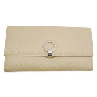 Bulgari Pre-owned Wallets, female, Beige, Size: ONE SIZE Pre-owned Vintage Long Wallet