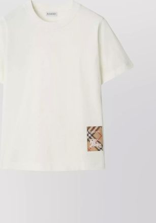 Burberry cotton logo-patch t-shirt