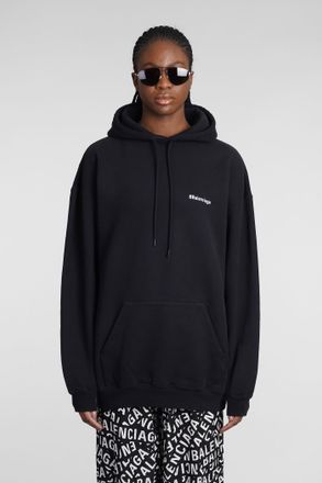 Balenciaga Felpa in cotone nero