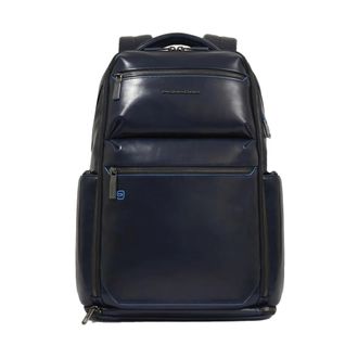 Piquadro Backpacks, male, Blue, Size: ONE SIZE Personalizable Laptop Backpack 15.6