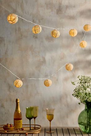 Terrain Floral Lantern String Lights