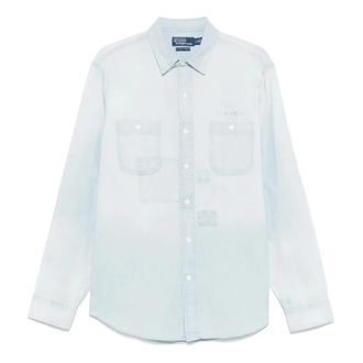 Ralph Lauren Klassiek Denim Overhemd - Heren - Spijkeroverhemden - Blauw - XL - Denim - Overhemden