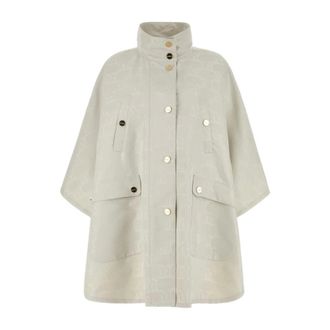 Max Mara Capes, female, White, Size: ONE SIZE Poncho Ombre