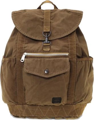 Porter-Yoshida & Co. Rugzak met klepzak - Bruin