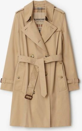 Burberry Mid-Length Kensington Heritage Trench Coat, Brand Size 4 ( US Size 2 )