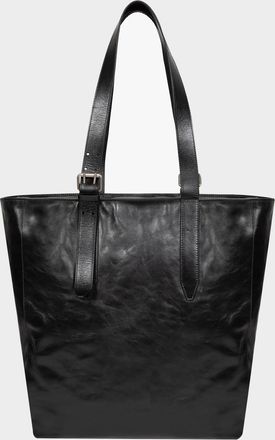 Dries Van Noten Mens Leather Messenger Bag with Shoulder Strap
