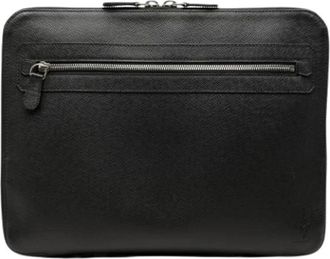 Louis Vuitton Pre-owned Vladimir - Heren - Vintage Clutch - Zwart - ONE Size - Leer - Vintage