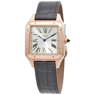 Cartier Pre-owned Cartier Santos-Dumont Silver Dial Mens Watch WGSA0021