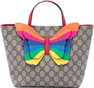 Gucci Pre-owned Gucci Childrens GG Supreme Rainbow Butterfly Tote Ladies ISGH0ZF6PI8B80LZ