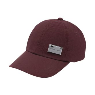 Emporio Armani Logo Plaat Baseball Cap - Heren - Petten - Bruin - ONE Size - Katoen - Accessoires