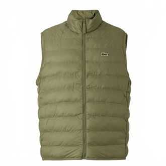 Lacoste Chaleco cortavientos acolchado repelente al agua - Jackets - Hombre - Verde - L