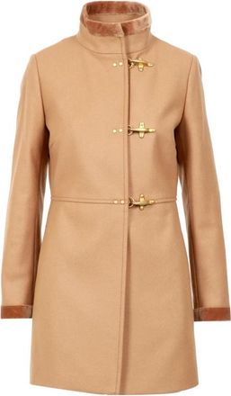 Fay Virginia Coat - Dames - Mantel - Bruin - L - Wol - Jassen